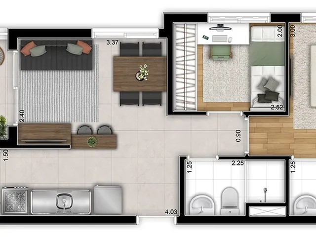 Imagem 6: Station Bresser Apartamento com 2 dormitórios