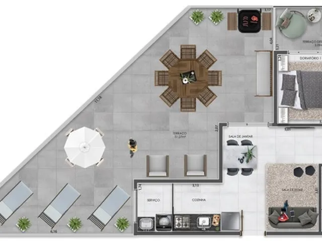 Imagem 9: Elza Boteguin Apartamento com 1 dormitório