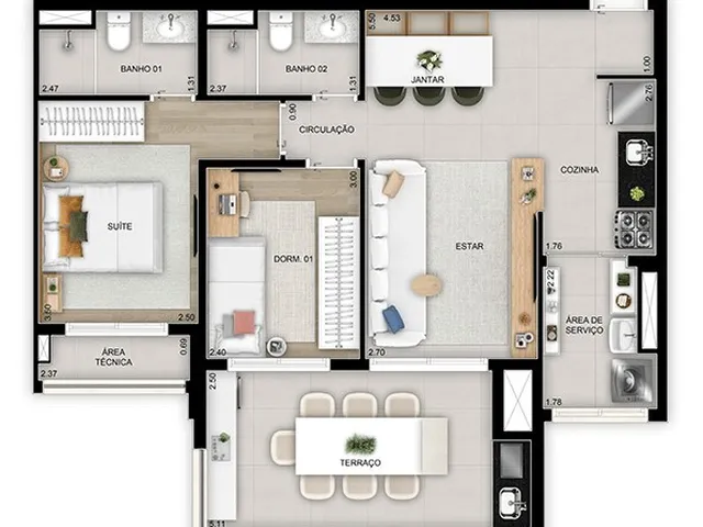 Imagem 5: Quadra Diálogo Home Club - Residencial