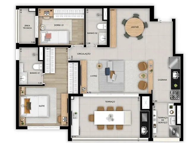 Imagem 7: Quadra Diálogo Home Club - Residencial