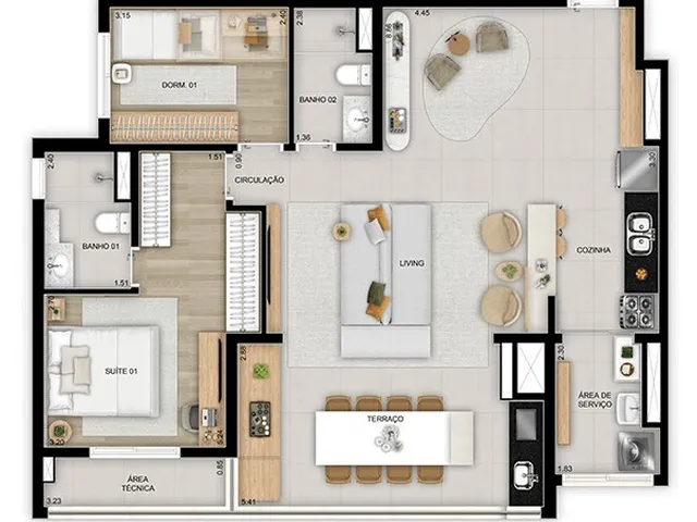 Imagem 9: Quadra Diálogo Home Club - Residencial