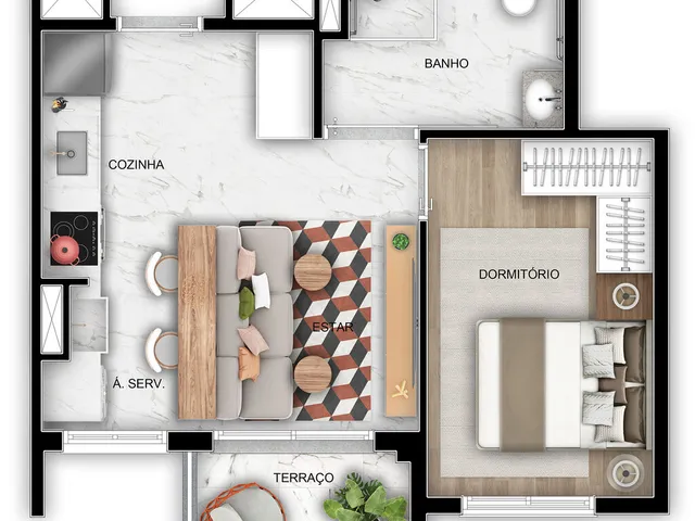 Imagem 4: Viva Benx Star Conceição - Residencial - Apartamento à venda no bairro Vila Guarani (Z