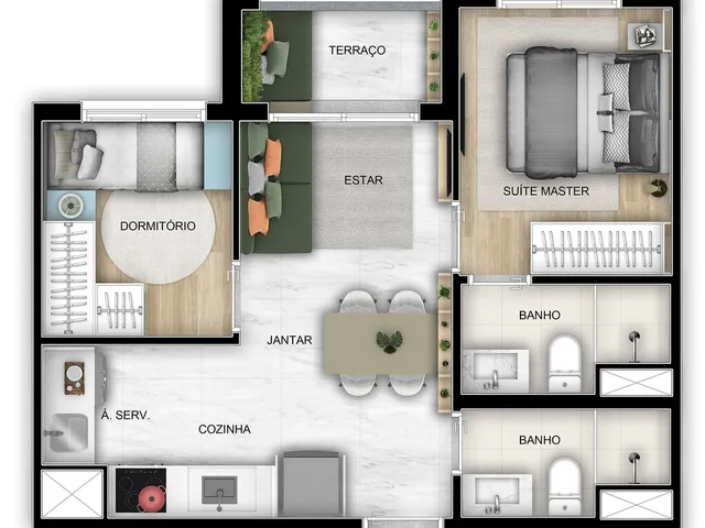 Imagem 5: Viva Benx Star Conceição - Residencial - Apartamento à venda no bairro Vila Guarani (Z