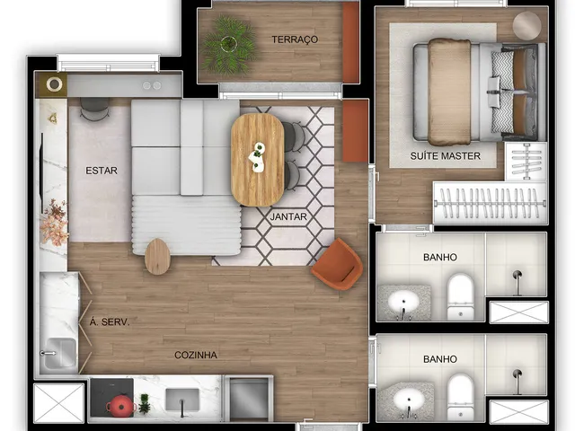 Imagem 6: Viva Benx Star Conceição - Residencial - Apartamento à venda no bairro Vila Guarani (Z
