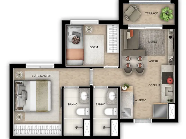 Imagem 7: Viva Benx Star Conceição - Residencial - Apartamento à venda no bairro Vila Guarani (Z