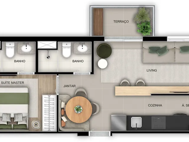 Imagem 11: Viva Benx Star Conceição - Residencial - Apartamento à venda no bairro Vila Guarani (Z