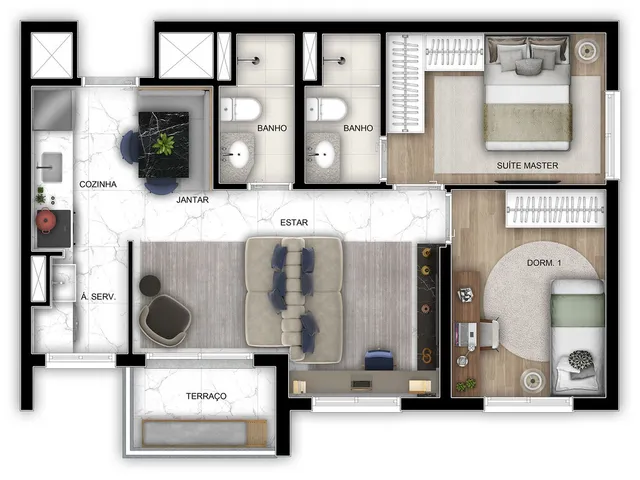 Imagem 10: Viva Benx Star Conceição - Residencial - Apartamento à venda no bairro Vila Guarani (Z