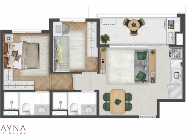Imagem 16: Ayna Ipiranga Apartamento com 2 dormitórios