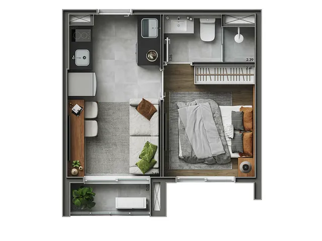 Imagem 14: Luna Klablin Casa com 1 dormitório