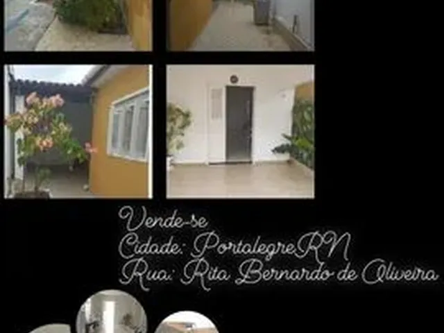 Imagem: Vende-Se Casa,Cidade Portalegre Rn