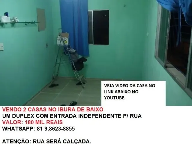 Imagem: Vendo 2 Casas no Ibura de Baixo (Vídeo