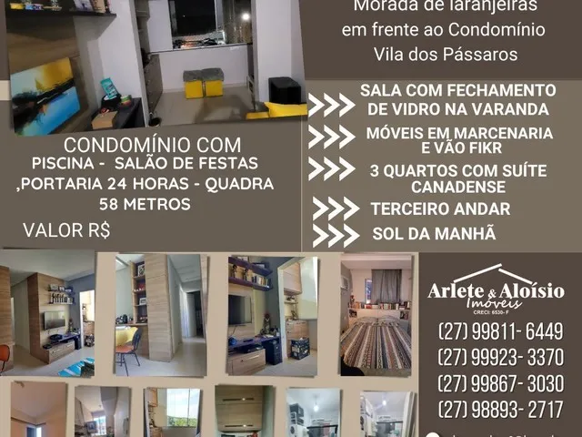 Imagem 1: Apartamento de 3 Quartos em Morada de Laranjeiras