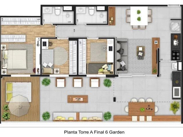 Imagem 10: AR Planalto Apartamento com 3 dormitórios