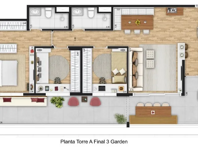 Imagem 11: AR Planalto Apartamento com 3 dormitórios