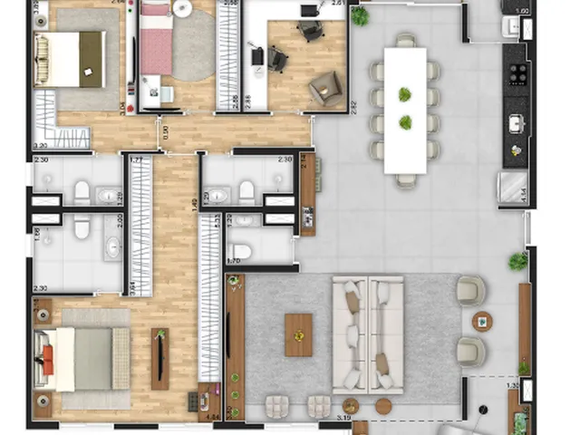 Imagem 12: AR Planalto Apartamento com 3 dormitórios