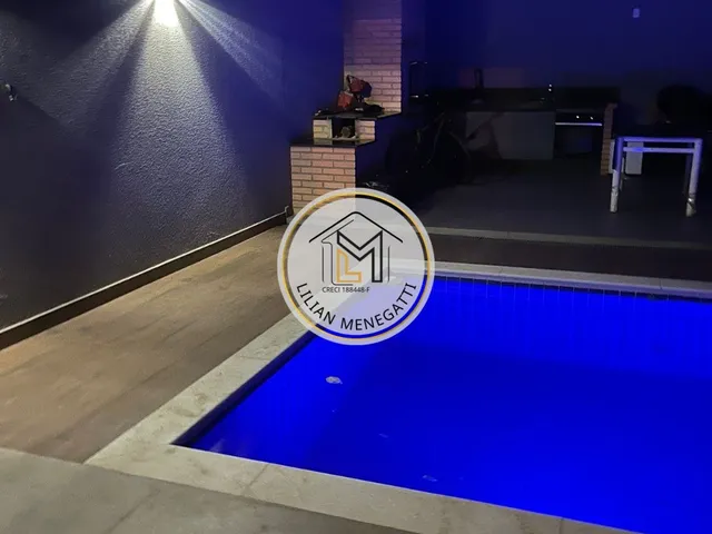 Imagem 3: Linda Casa Recém Construída com 3 Quartos, Churrasqueira e Piscina. Local Seguro e Tranquilo. Medeiros. Jundiaí