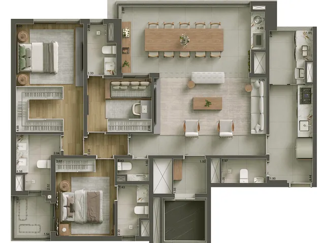 Imagem 3: Core Klabin Apartamento com 4 dormitórios