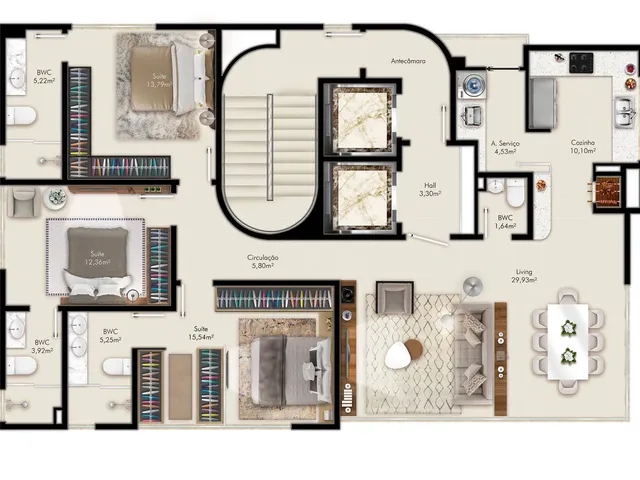 Imagem 9: 0 Apartamento com 3 dormitórios
