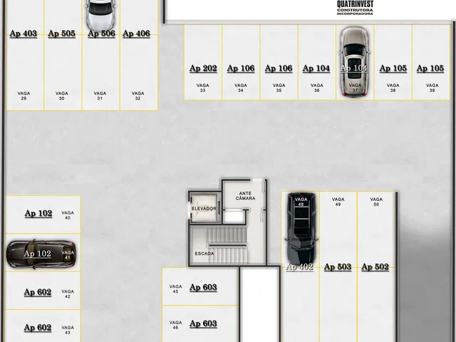 Imagem 6: Apartamento em Construção em Bombinhas/Sc com 87,43M² Área Privativa Sendo 2 Suítes 2 Vagas de Garagem Lazer Completo