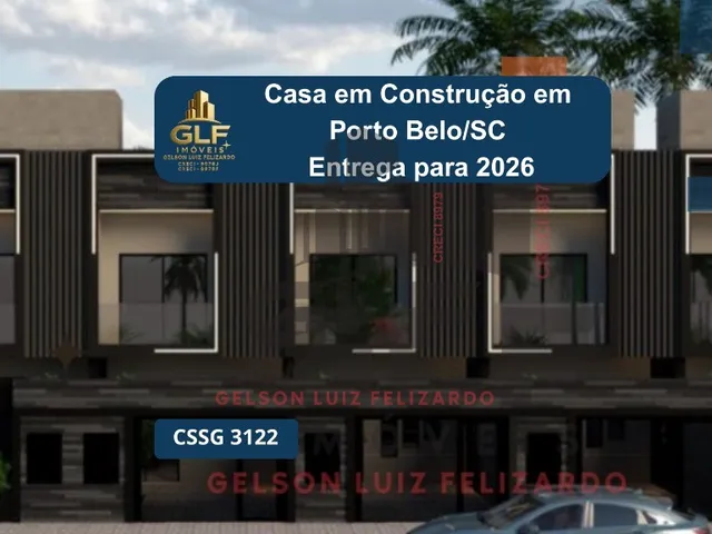 Imagem: Casa em Construção em Porto Belo/Sc com