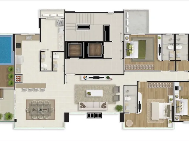 Imagem 8: Sala comercial Pronta em Balneário Camboriú/SC com 44,72m² área sendo 1 vaga de