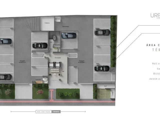 Imagem 6: Apartamento em Construção em Itajaí/Sc com 68,04M² Área Privativa Sendo 1 Suíte 1 Vaga de Garagem