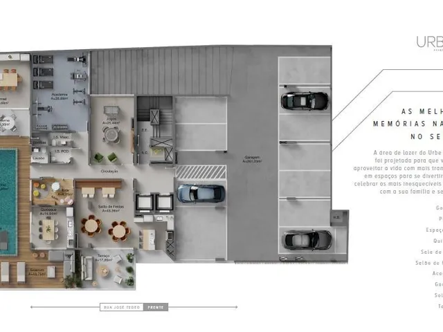 Imagem 7: Apartamento em Construção em Itajaí/Sc com 68,04M² Área Privativa Sendo 1 Suíte 1 Vaga de Garagem
