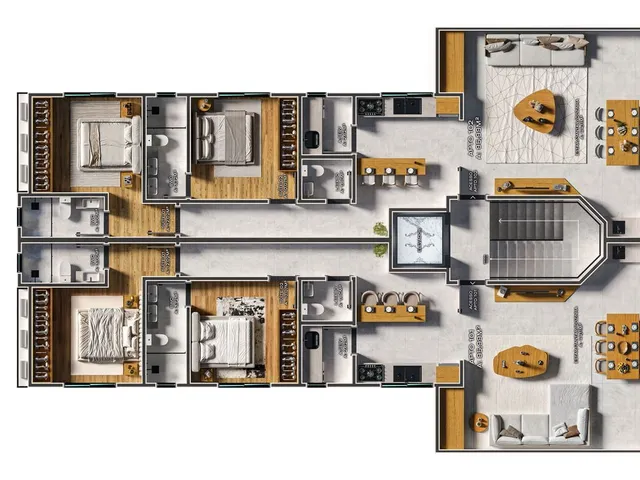 Imagem 2: Apartamento em Construção em Bombinhas/Sc com 81,45M² Área Privativa Sendo 2 Suítes, 1 Caga de Garagem