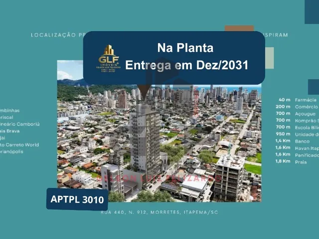 Imagem 1: Apartamento Pré Lançamento em Itapema no bairro Morretes, apartamento conta com