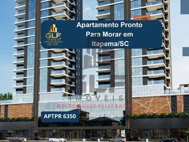 Imagem 1: Apto em Pronto em Itapema/SC bairro Meia Praia, com 132,91m² com 3 suítes, 2 vagas de