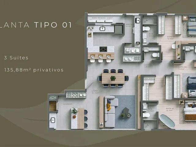 Imagem 11: Sala Comercial em Balneário Camboriú, com 135,88m²de área, não perca essa