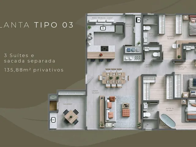 Imagem 3: Sala Comercial em Balneário Camboriú, com 135,88m²de área, não perca essa