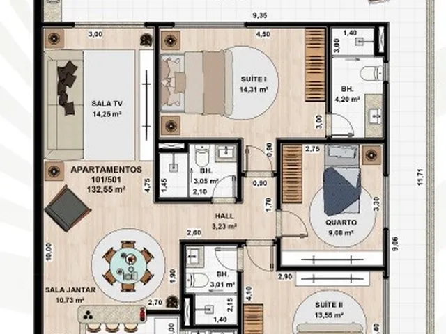 Imagem 9: Apartamento para Venda em Saquarema, Itaúna, 3 Dormitórios, 2 Suítes, 3 Banheiros, 1 Vaga