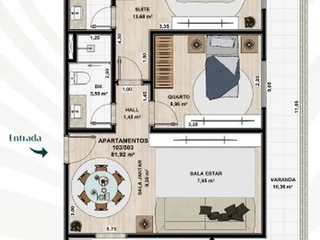 Imagem 6: Apartamento para Venda em Saquarema, Itaúna, 3 Dormitórios, 2 Suítes, 3 Banheiros, 1 Vaga