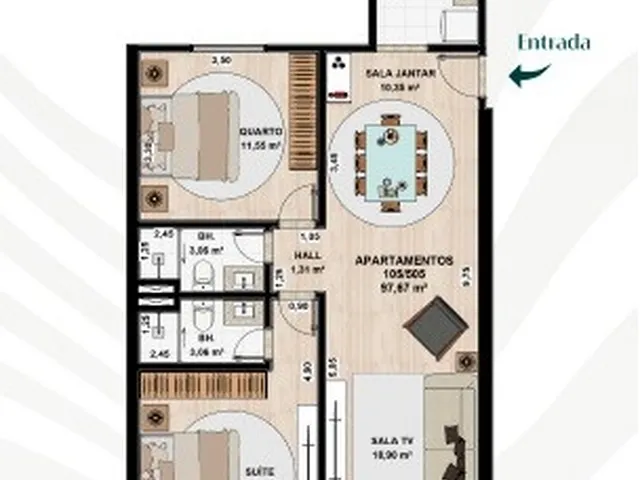 Imagem 5: Apartamento para Venda em Saquarema, Itaúna, 3 Dormitórios, 2 Suítes, 3 Banheiros, 1 Vaga