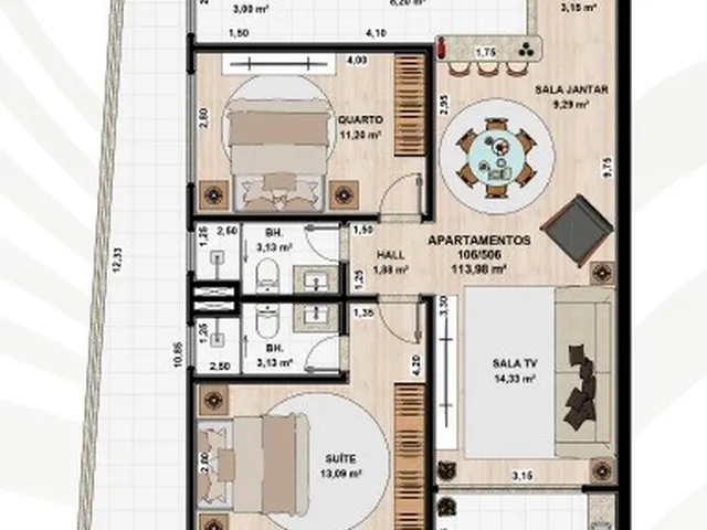 Imagem 7: Apartamento para Venda em Saquarema, Itaúna, 3 Dormitórios, 2 Suítes, 3 Banheiros, 1 Vaga