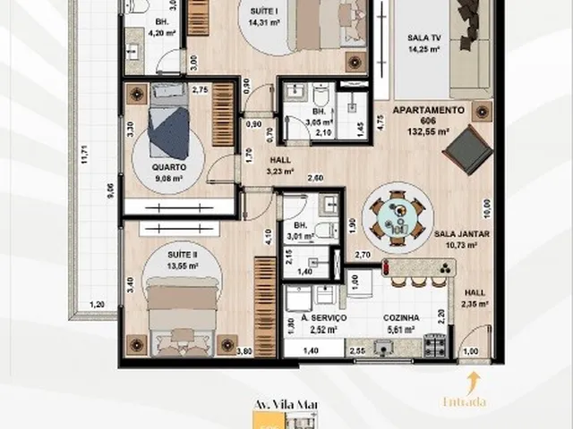 Imagem 15: Apartamento para Venda em Saquarema, Itaúna, 3 Dormitórios, 2 Suítes, 3 Banheiros, 1 Vaga