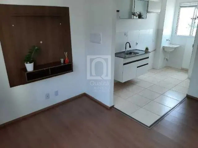 Imagem: O apartamento possui 2 Dormitórios, 1 Banheiro, 1 Vaga na