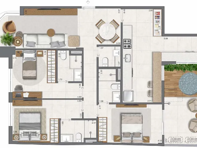 Imagem 6: Apartamento à venda no bairro Leblon - Rio de Janeiro/RJ
