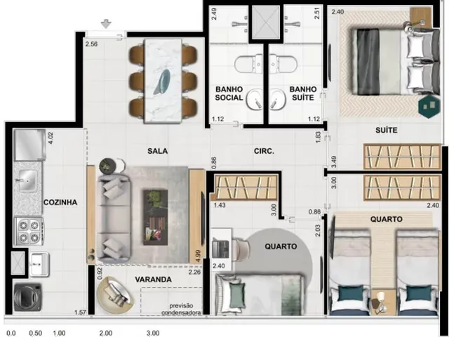 Imagem 8: Apartamento à venda no bairro Barra da Tijuca - Rio de Janeiro/RJ