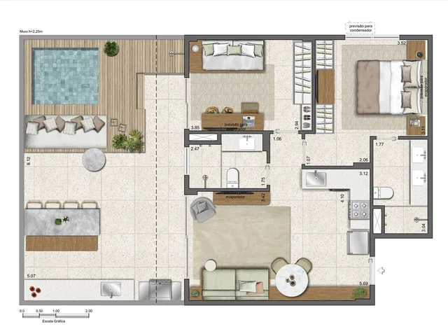 Imagem 6: Apartamento à venda no bairro Gávea - Rio de Janeiro/RJ