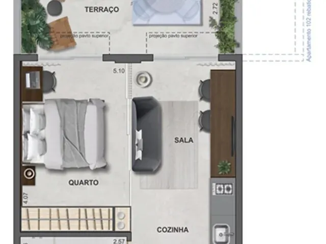 Imagem 6: Apartamento à venda no bairro Gávea - Rio de Janeiro/RJ