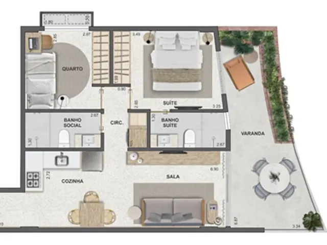 Imagem 9: Apartamento à venda no bairro Gávea - Rio de Janeiro/RJ