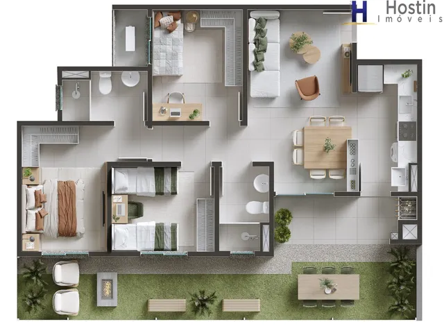 Imagem 7: Apartamento Residencial em Joinville - Sc, Santo Antônio