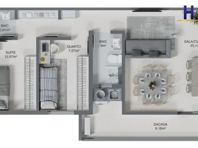Imagem 12: APARTAMENTO RESIDENCIAL em JOINVILLE - SC, COSTA E SILVA