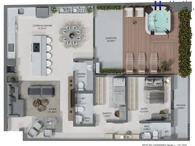Imagem 5: APARTAMENTO RESIDENCIAL em JOINVILLE - SC, COSTA E SILVA