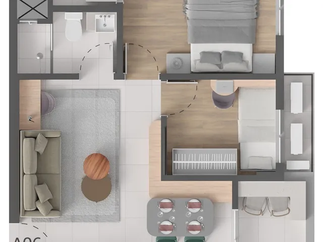 Imagem 4: APARTAMENTO RESIDENCIAL em Joinville - SC, Gloria