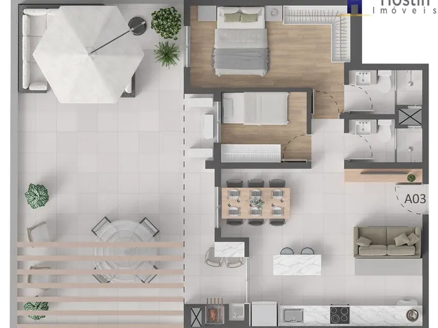 Imagem 9: APARTAMENTO RESIDENCIAL em Joinville - SC, Gloria