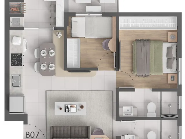 Imagem 13: APARTAMENTO RESIDENCIAL em Joinville - SC, Gloria