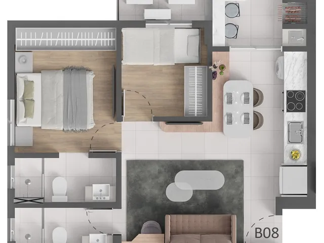 Imagem 8: APARTAMENTO RESIDENCIAL em Joinville - SC, Gloria